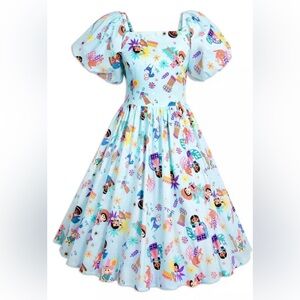 NWT Disney Dress Shop Small World Puff Dress 1X (fits 2X 3X)